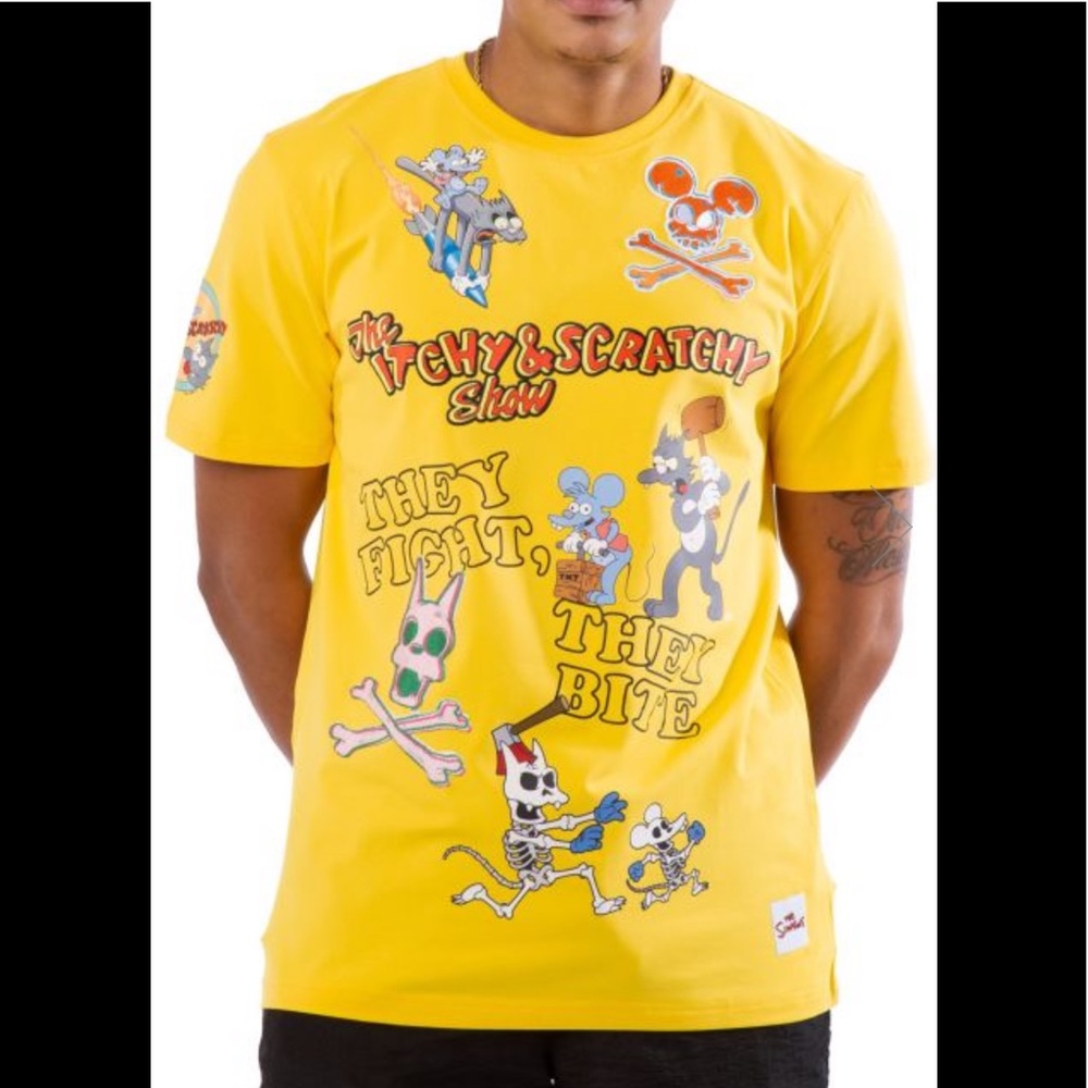 MENS Itchy And Scratchy Tee